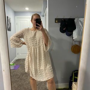 MAD COLLECTION JILLIAN HARRIS WORN FLOWY DRESS